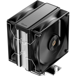 Кулер для процессора/ CPU Cooler Ocypus Delta A40 Elite BK Dual FAN (220W, 4-pin PWM, 156.7mm, Al/Cu, 4x6mm, 2x120mm, 73CFM, 29dBA, 2000RPM, S: 1851/1700/1200/115X, AM5/AM4, black)