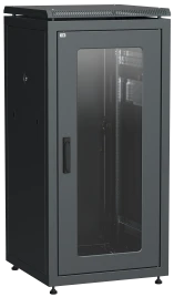 ITK LINEA N 28U 600х800мм стек. пер. дв. зад. мет. чер.