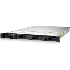 Серверная платформа/ Gooxi SL101-D04R-G3 1U 4bay server,  2pcs of riser cards 1300W 1+1 PSU EU power cable rail kit