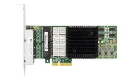 Сетевая карта/ PCIe x4 1G 4-port RJ-45 Cooper Bypass Adapter  10/100/1000Mbps  (Intel I350)