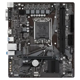 Материнская плата/ MB GIGABYTE INTEL H610 s1700, 2xDDR5(64GB), D-SUB/HDMI 2.1, 1xPCIe 4.0x16, 1xPCIe 3.0, 1xLAN, 4xSATA 6Gb/s, 1xM.2, 2xUSB 3.2, 4xUSB 2.0, 2xPS/2, mATX