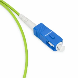 Оптический пигтейл ADVANT ADVOM5-PT03-SCU-LL, тип волокна: ОМ5 50/125. Разъем: SC/UPC, длина: 3, оболочка: LSZH, диаметр: 0.9, цвет: Салатовый
