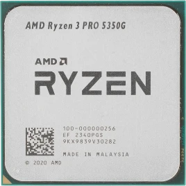 Процессор/ APU AM4 AMD Ryzen 3 PRO 5350G (Cezanne, 4C/8T, 4/4.2GHz, 8MB, 65W, Radeon Graphics) OEM  100-000000253 analog