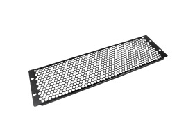 Фальшпанель в шкаф 19" 3U перфорированная, цвет черный