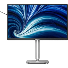 Монитор Philips 24B2N4200 23.8'', 1920x1080, IPS, 120hz, 50M:1, 300cd, 4ms, VGA, HDMI 1.4, DP 1.2, 4xUSB 3.2, Speakers, H. adj 150mm, pivot, VESA, 3Y, Black/ Philips 24B2N4200 23.8'', 1920x1080, IPS, 120hz, 50M:1, 300cd, 4ms, VGA, HDMI