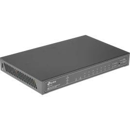 Коммутатор/ 8-port gigabit Smart PoE+ Switch with 2 SFP uplink ports,desktop mount, 8 802.3af/at compliant PoE+ ports, 2 SFP uplink ports, 58W PoE budget, L2 switch features
