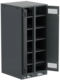 ITK LINEA B Шкаф (пустой) 2000х900мм дверь двуст. мет. чер.