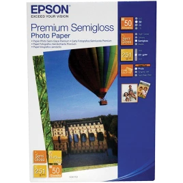 Бумага/ Epson Premium Semigloss Photo Paper (10x15) 50 sheets