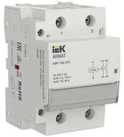 ARMAT Контактор модульный KMR 100А 24В AC/DC 2НО IEK