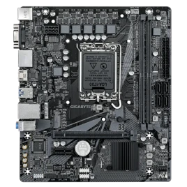 Материнская плата/ MB GIGABYTE INTEL H610 s1700, 2xDDR4(64GB), D-SUB/HDMI 2.1/2xDP, 1xPCIe 4.0x16, 1xPCIe 3.0, 1xLAN, 4xSATA 6Gb/s, 1xM.2, 2xUSB 3.2, 4xUSB 2.0, 1xPS/2, mATX