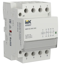 ARMAT Контактор модульный KMR 63А 230В AC 2НО 2НЗ IEK