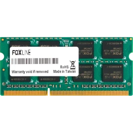 Память оперативная/ Foxline SODIMM 16GB 3200 DDR4 ECC CL22 (1Gb*8)