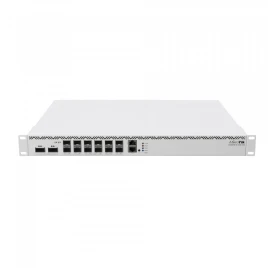 Маршрутизатор/ CCR2216-1G-12XS-2XQ Cloud Core Router with Amazon Annapurna Labs Alpine v3 AL73400 CPU (16-cores, 2GHz per core) and Marvell Prestera Aldrin2 switch-chip, 16GB RAM, 2x100G QSFP cages, 14x25G SFP28 cages, 1xGbit LAN, 2xM.2 SATA slots, Router