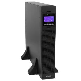 ИБП POWERMAN Online 1000 RT, LCD, двойного преобразования, 1000ВА, 900Вт, 8 розеток IEC 60320 C13, защита от КЗ, импульсных всплесков сети, перегрузки, разряда и перезаряда батареи, RJ11 / RJ45,  USB, RS232, SNMP, EPO. Сертификаты: ISO 9001, ЕАС. Габариты