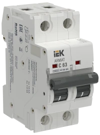 ARMAT Авт. выкл. без тепл. расц. M10N-MA 2P C 63А IEK