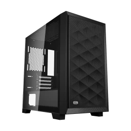 Корпус без блока питания/ Case PCCooler C3D310 BK, Mini-Tower, TG, Mesh, no fans, 2xUSB-A 3.0, mATX, mITX Black