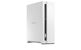 Сетевое хранилище без дисков/ channel QNAP TS-133 NAS 1 HDD tray. ARM 4-core 64-bit ARM Cortex-A55 1.8GHz, ram 2 GB (max), 1x1GbE, 1xUSB 2.0 port,1xUSB 3.2 Gen 1