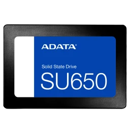 Твердотельный накопитель/ ADATA SSD Ultimate SU650, 512GB, 2.5" 7mm, SATA3, 3D TLC, R/W 520/450MB/s, IOPs 40 000/75 000, TBW 280, DWPD 0.5 (3 года)