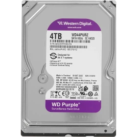 Жесткий диск/ HDD WD SATA3 4TB Purple Surveillancer 5400 RPM 128Mb 1 year warranty (replacement WD43PURZ)