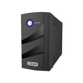Башенный линейно-интерактивный ИБП/ ИБП CBR [ELN-675T-2F-LD] Line Interactive  675VA/360W 5Ah12V 2 x Shuko