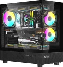 Корпус Formula Crystal Z8 черный ATX 9x120mm 6x140mm 1xUSB3.0 audio bott PSU [CRYSTAL Z8 B]
