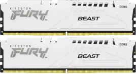 Память оперативная/ Kingston 32GB 5600MT/s DDR5 CL36 DIMM (Kit of 2) FURY Beast White EXPO