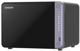 Сетевое хранилище без дисков/ SMB QNAP TS-632X-4G 6-bay 3.5" desktop NAS, AL524 4C 2.0GHz, 4GB DDR4 RAM (max 16GB), 2 x 10GbE SFP+, 2 x 2.5GbE, 1 x PCIe Gen3, 2 x USB 3.2 Gen1