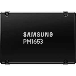 Твердотельный накопитель/ Samsung SSD PM1653, 1920GB, 2.5" 15mm, SAS 24Gb/s, 3D TLC, R/W 4200/2400MB/s, IOPs 720 000/85 000, TBW 3504, DWPD 1 (12 мес.)