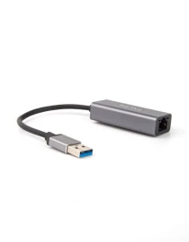 Кабель-переходник/ Кабель-переходник USB 3.0 (Am) --> LAN RJ-45 Ethernet 1000 Mbps, Aluminum Shell,Telecom <TU312M>
