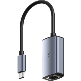Адаптер/ Aluminum Portable USB-C to Gigabit Ethernet Adapter, Compatible with Laptop, MacBook, Surface, PC with Windows, XP, Mac/Linux and more