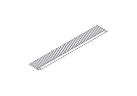 Horizontal bottom seal for cabinets of the Uniprom series, 750 mm wide, 1 pc.