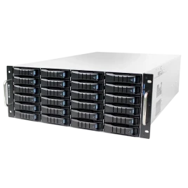 Серверный корпус/ RSC-4ET, 4U 24x 3.5" hot-swap bays, tool-less 3.5" and 2.5" HDD tray, 1200W CRPS redundant power supply, 2x 2.5" hot-swap OS, rail, 4U24 SAS 12G expander controller on backplane (35X series)