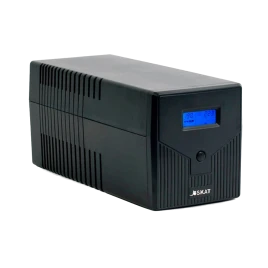 461 SKAT-UPS 2000-IN-2x9 ИБП Line interactive, 220 В, 2000ВА/1200Вт, LCD, 2 АКБ 9Ач, вых. роз 2Schuko + 2 C13, USB, RJ45,  внутр. меандр. стабилизация напряжения, ШГВ 158х198х380, вес 10.5кг