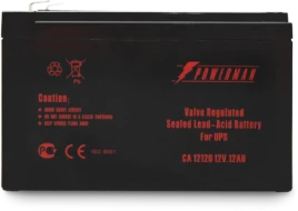 Батарея POWERMAN Battery CA12120, напряжение 12В, емкость 12Ач,макс. ток разряда 180А, макс. ток заряда 3.6А, свинцово-кислотная типа AGM, тип клемм F2, Д/Ш/В 151/98/94, 3.6 кг./ Battery POWERMAN Battery CA12120, voltage 12V, capacity 12Ah, max. discharge