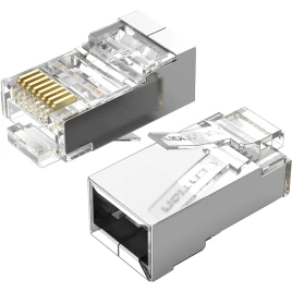 Коннектор Vention RJ45 (8p8c), FTP, cat. 6, под витую пару, экранирова