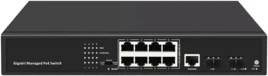 Коммутатор/ 8-Port Layer 2 Managed Gigabit Switch with 2 Gigabit SFP Slots