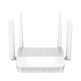 Маршрутизатор/ AX3000 Gigabit Dual Band Wi-Fi 6 Mesh Router, Chipset MT7981BA+MT7976CN+MT7531AE, 802.11ax/ac/a/b/g/n, 2402Mbps at 5GHz + 574Mbps at 2.4GHz, 5 x 10/100/1000Mbps Ports, 4 x 5dBi fixed antennas, WiFi router/AP/ Repeater/WISP Mode, PPTP/L2TP/O