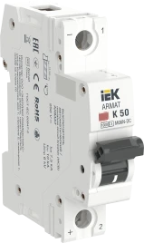 ARMAT Авт. выкл. M06N-DC 1P K 50А IEK