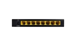 Коммутатор/ Unmanaged switch, 8x1000Base-T, metal case