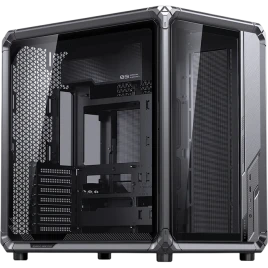 Корпус без блока питания/ Case JONSBO X400 Pro, Midi-Tower, TG, no fan, 2xUSB-A 3.0 + 1xUSB-C 3.2, ATX, mATX, mITX Grey