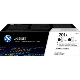 Тонер-картридж набор из 2 шт/ HP 201X 2-pack High Yield Black Original LaserJet Toner Cartridges (CF400XD)