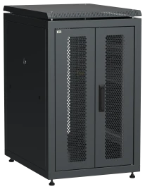 ITK LINEA N 18U 600х800мм распаш. перф. дв. задн. перф. чер.