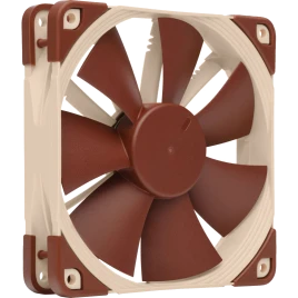 Кулер для корпуса/ Case Cooler Noctua NF-F12 5V PWM (120x120x25mm, 4-pin PWM, 54.97CFM, 22.4dBA, 1500RPM, Beige/Brown)
