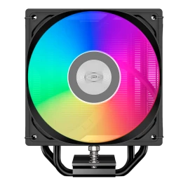 Кулер для процессора/ CPU Cooler PCCooler RT400 ARGB BK (235W, 4-pin PWM, 148mm, Al/Cu, 4x6mm, ARGB, 1x120mm, 73.32CFM, 34.9dBA, 2200RPM, S: 115X/1200/1700/1851 , AM4/AM5, black)