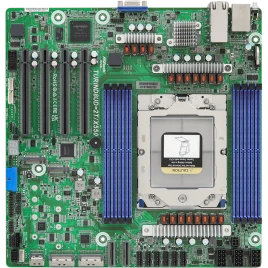 Материнская плата/ ASRock TURIND8UD-2T/X550, Deep Micro-ATX, 1x SP5 (LGA 6096) AMD EPYC™ 9005/9004, 8x DDR5 RDIMM, RDIMM-3DS, 4x PCIe5.0 / CXL2.0 x16, 2x MCIO (PCIe5.0 x8 or 8 SATA 6Gb/s), 2x MCIO (PCIe5.0 x8), 1x MCIO (PCIe5.0 x4), 2x M.2 (PCIe5.0 x4), u