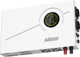 ИБП POWERMAN Smart 800 INV, линейно-интерактивный,  800ВА/528Вт, 140-275В,  2 евророзетки, внешняя батарея 12В от 45Ач до 200Ач (не входит в комплект поставки), ток заряда 13А, ЖК-дисплей, навесной, 410мм х 268мм х 70мм,  8.98 кг./ UPS POWERMAN Smart 800