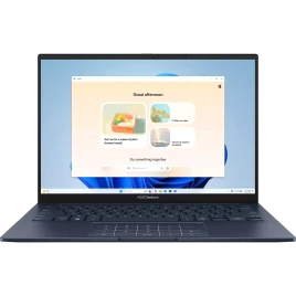 Ноутбук/ ASUS UX3405CA-ST1336 14"(2880x1800 OLED 16:10)/Intel Core Ultra 7 255H(2Ghz)/16384Mb/1024SSDGb/noDVD/Int:Intel Graphics/Cam/BT/WiFi/75WHr/war 1y/1.2kg/Ponder Blue/DOS + алюм корп; +чехол; NumberPad
