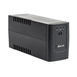 449 ИБП SKAT-UPS 600-IN-1x7 Line interactive, 220 В, 600ВА/360Вт, 1 АКБ 7Ач, вых. роз 1Schuko + 1 C13, USB, RJ11,  внутр. меандр. стабилизация напряжения, ШГВ 100х300х142, вес 4.2кг
