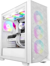 Корпус PcCooler C3D510 WH ARGB белый ATX 3x120mm 2xUSB3.0 1xUSB3.1 audio bott PSU [C3D510-WHP3-GL]