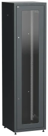 ITK LINEA E 33U 600х600мм стекл. пер. дв. задн. метал. чер.